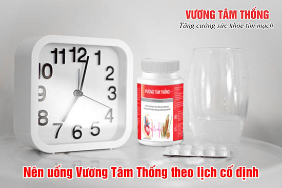 Đặt giờ uống Vương Tâm Thống để tránh bị quên liều.jpg